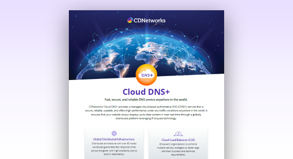 Cloud DNS+ Brochure