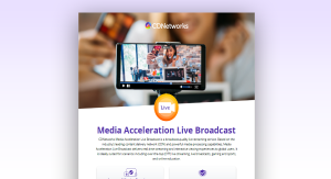 Media Acceleration Live Broadcast live streaming service Brochure