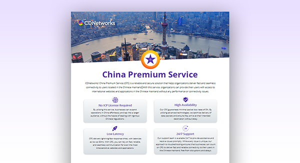 China premium service