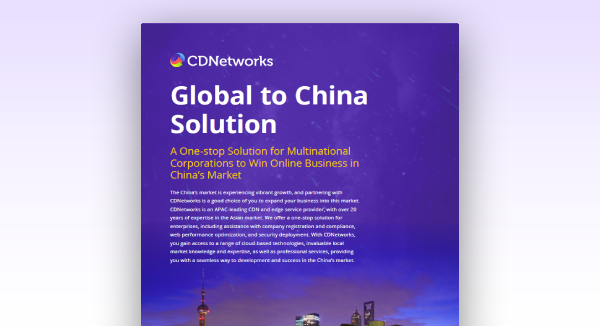 Global to China Solution