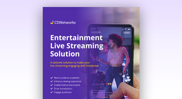 Entertainment Live Streaming-Solution Brochure Thumbnail