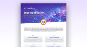 CDNetworks Edge Application Brochure Thumbnail